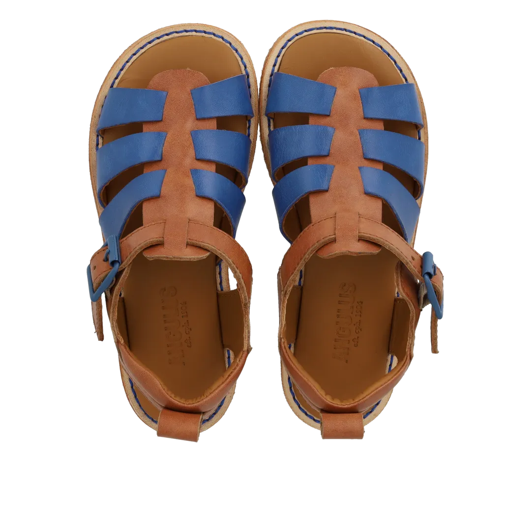 Angulus fisherman sandal børn læder kontrast