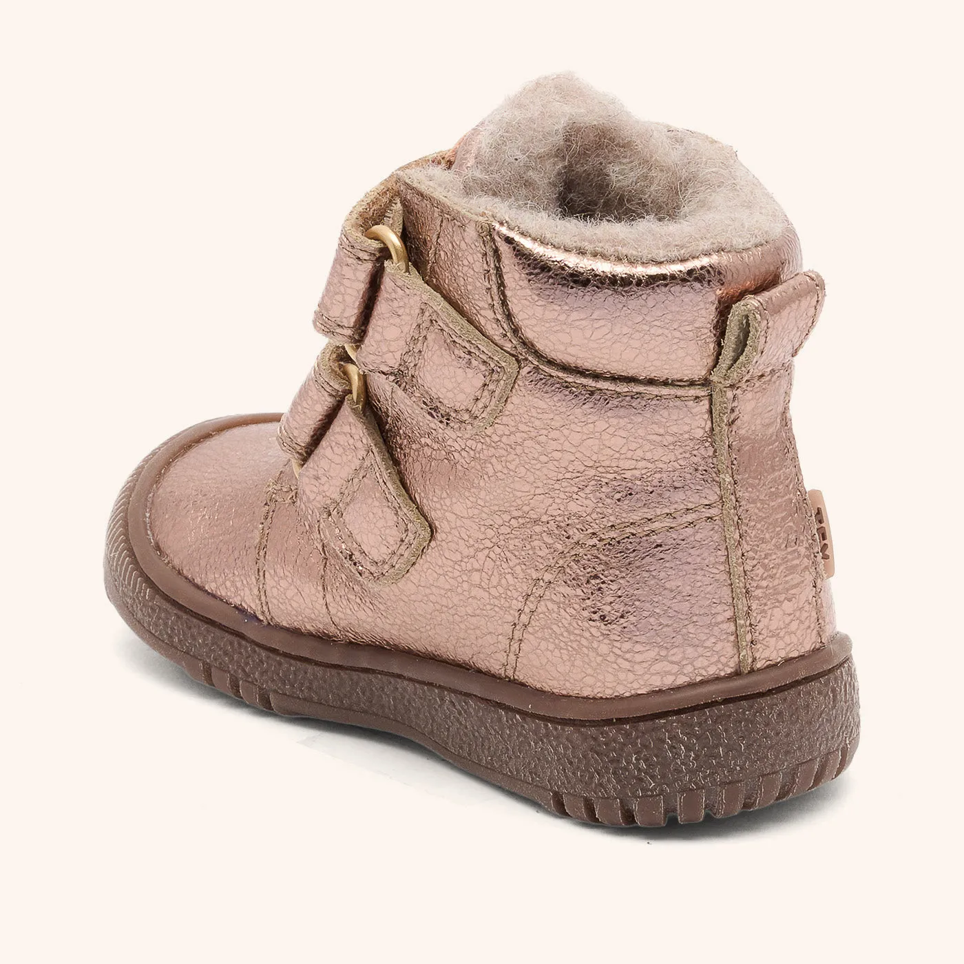 Bisgaard Evon Tex vinterstøvle rose gold uldfoer