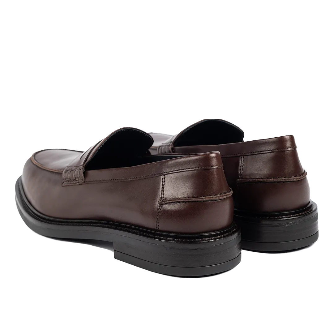 Angulus klassisk loafer herresko læder penny