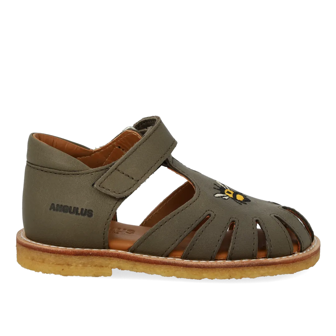 Angulus Begynder sandal bi broderi velcro