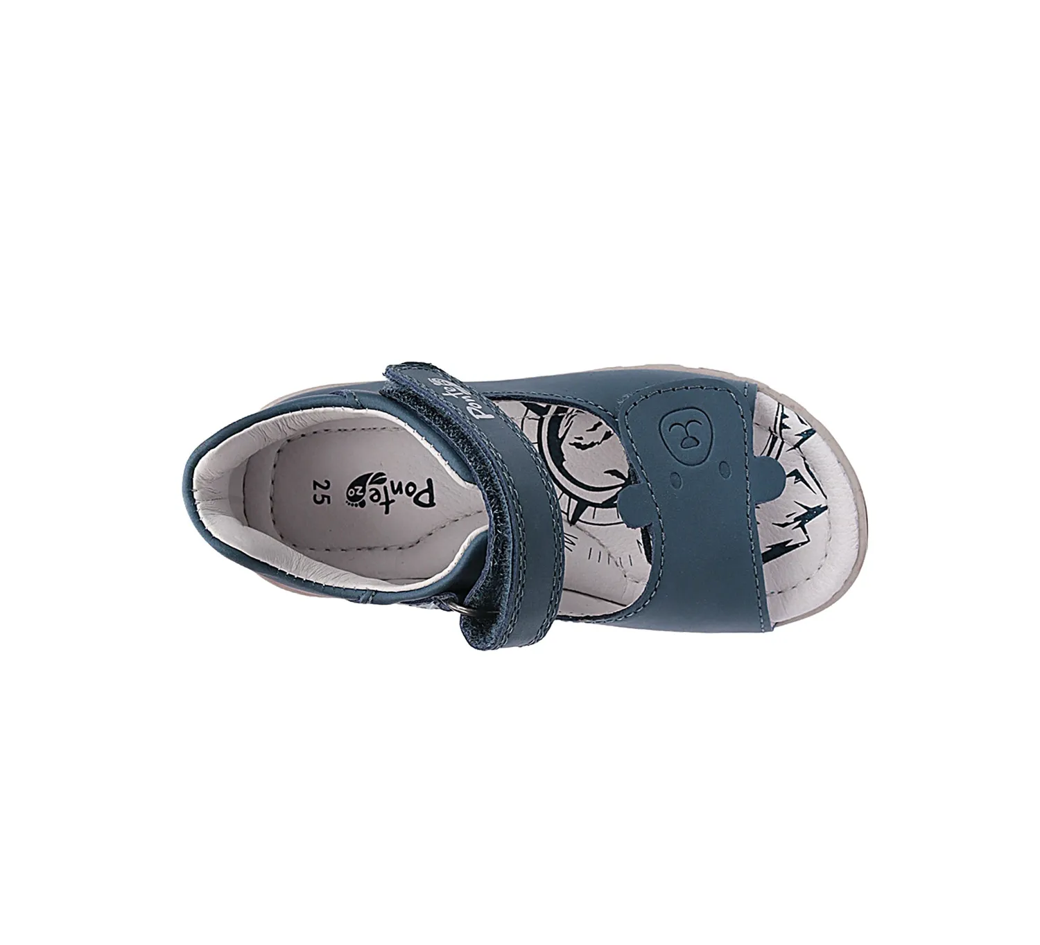 Ponte20 DA05-6-1845 supineret sandal dreng bred fod