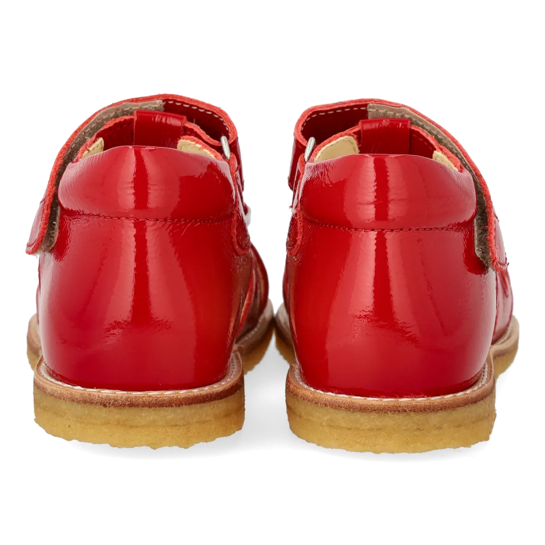 Angulus Begynder Sandal med Sløjfe børnesandal velcro læder