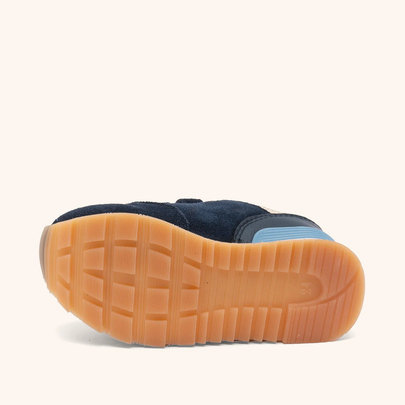 Bisgaard Winston sneaker ocean blå ruskind