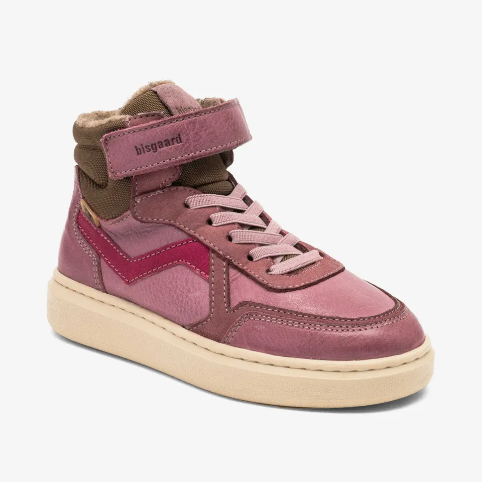 Bisgaard Mio V Tex sneaker heather uld høj