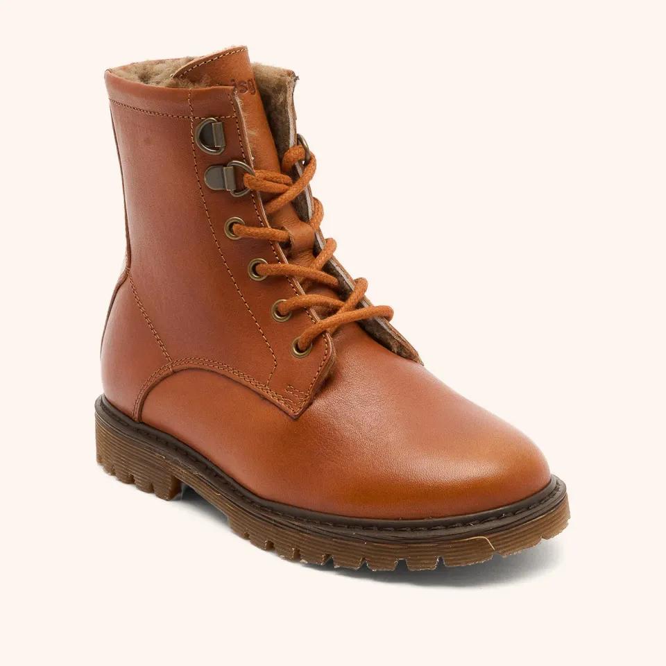 Bisgaard Maia Lamb vinterstøvle cognac