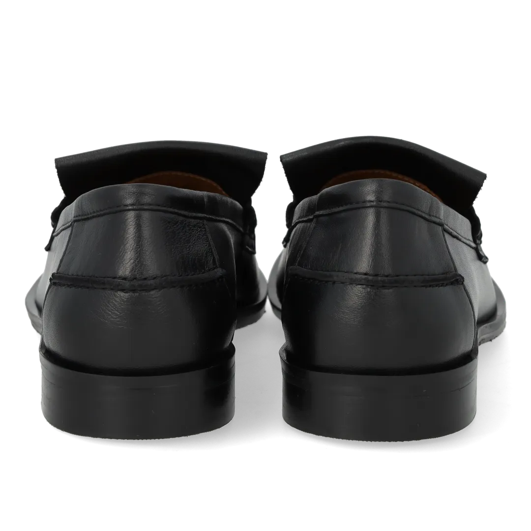Angulus Loafer med fletdetalje loafer dame læder
