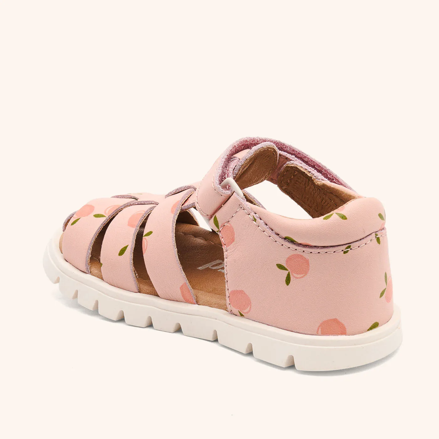 Bisgaard Beka S sandal peach ruskind fleksibel sål