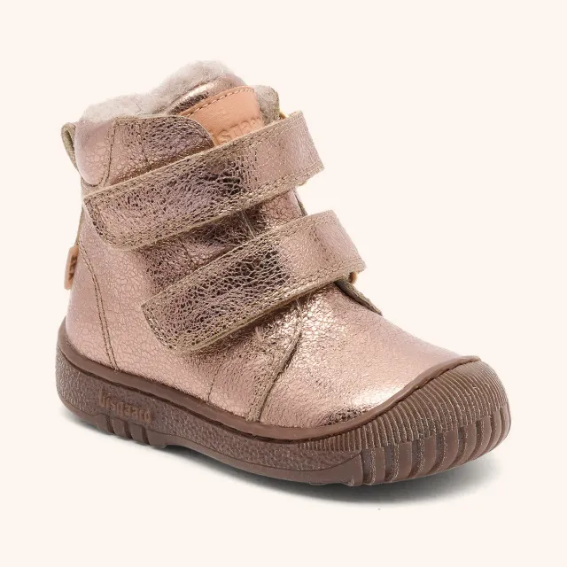 Bisgaard Evon Tex vinterstøvle rose gold uldfoer