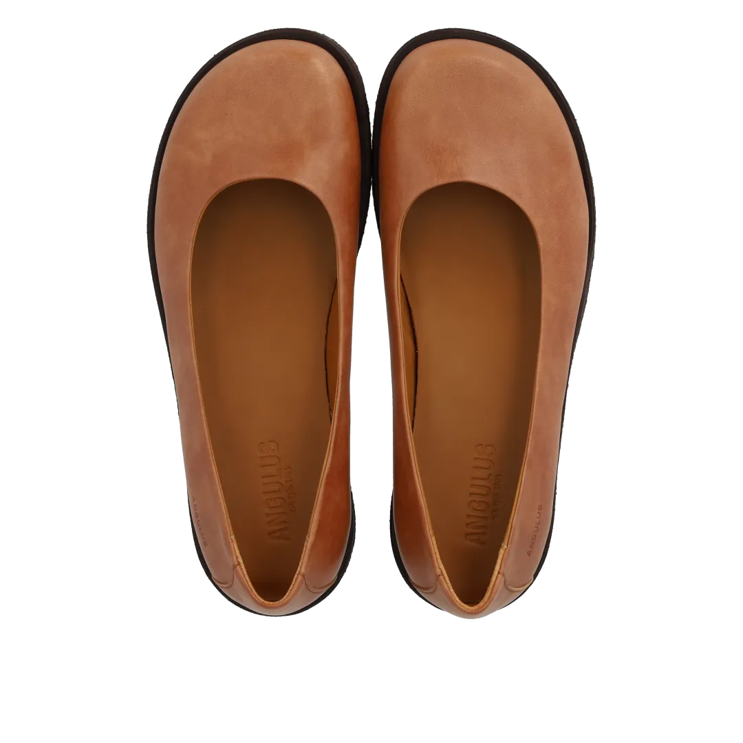Angulus Ballerina damesko bred pasform skind