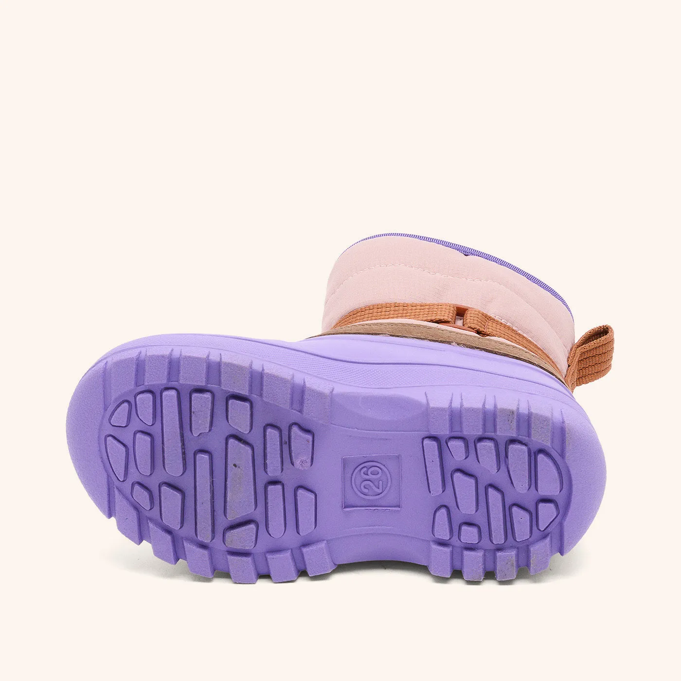 Bisgaard Pacson vinterstøvle block purple uld