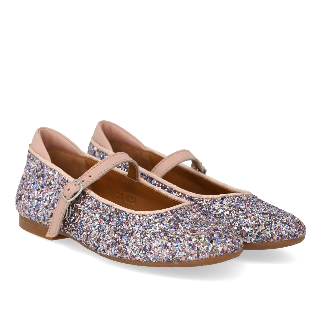 Angulus Glitter ballerina børneballerina mary jane