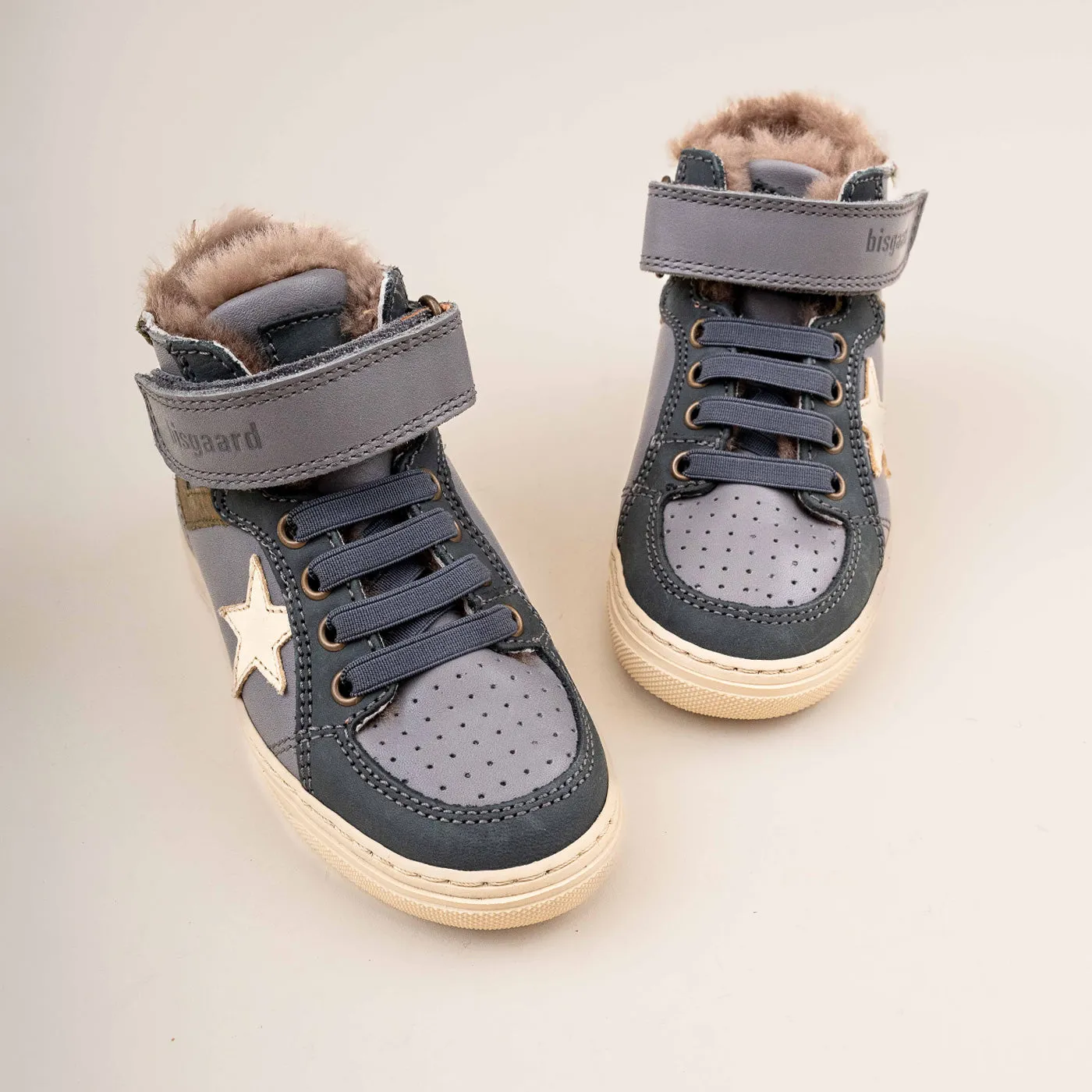 Bisgaard Isak Lamb sneakers grey læder