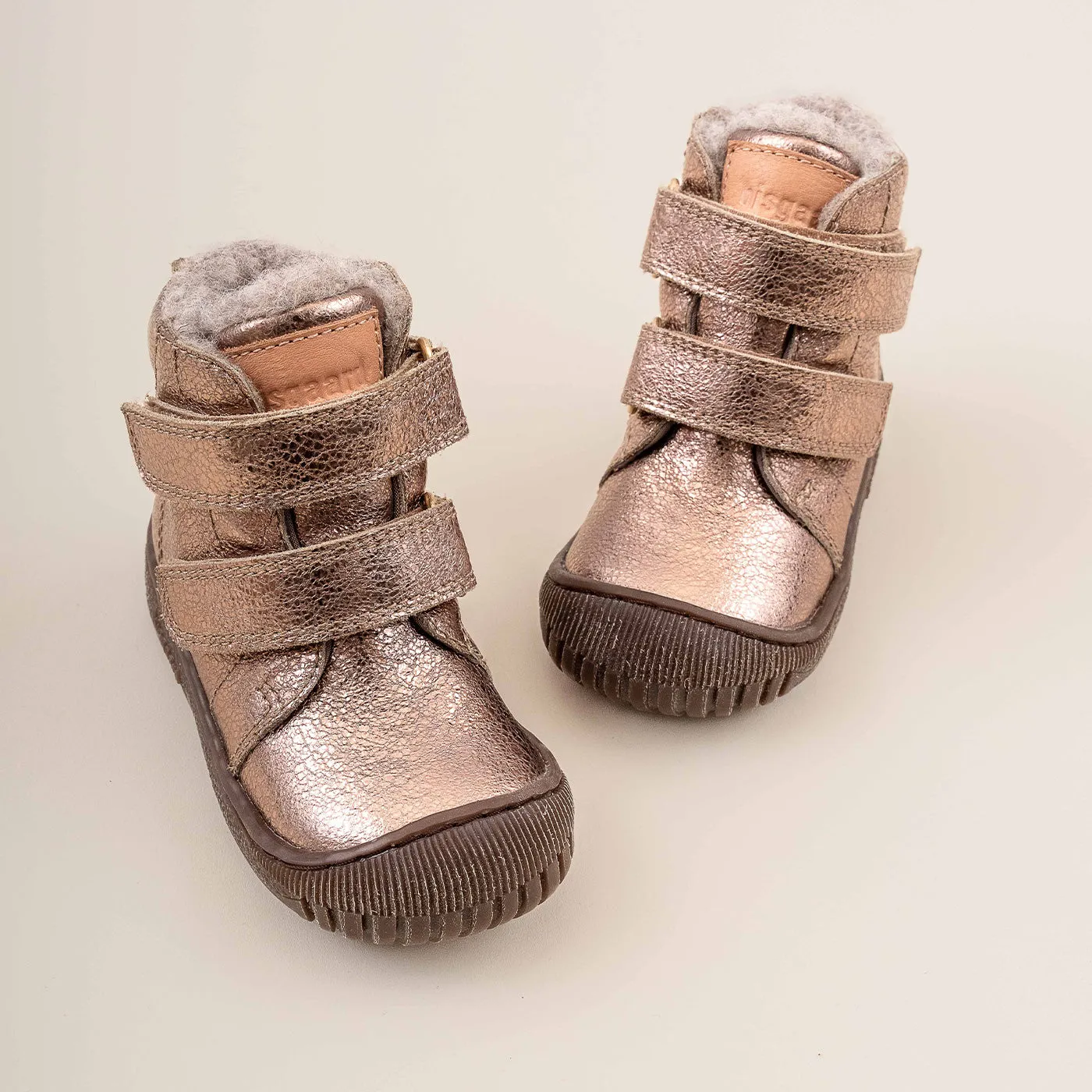 Bisgaard Evon Tex vinterstøvle rose gold uldfoer