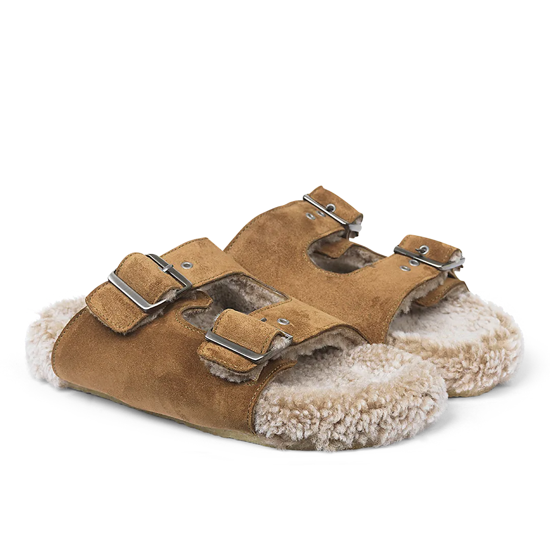 Angulus Fodseng slip-on damesko lammeskind
