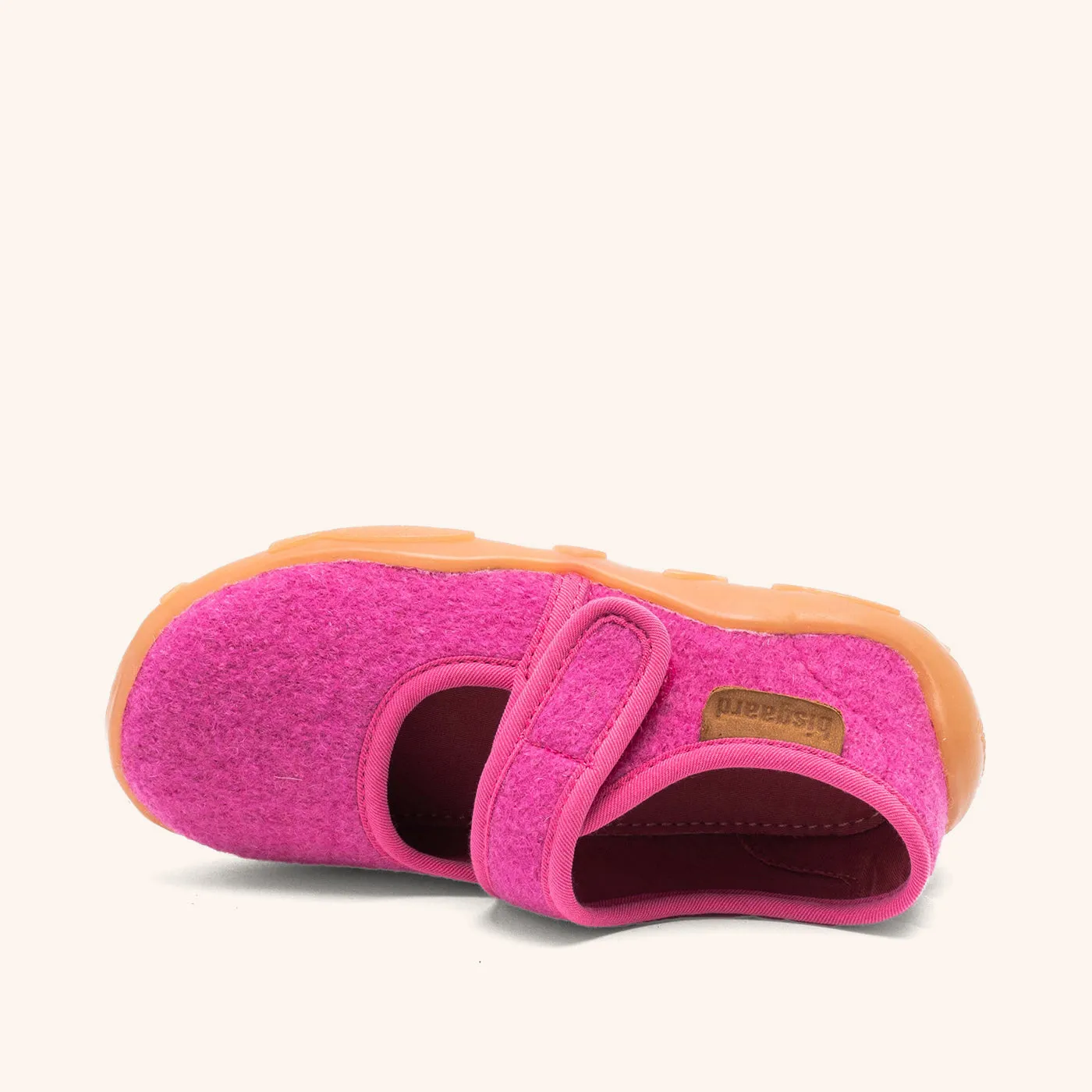Bisgaard Maddy hjemmesko pink uld ballerina