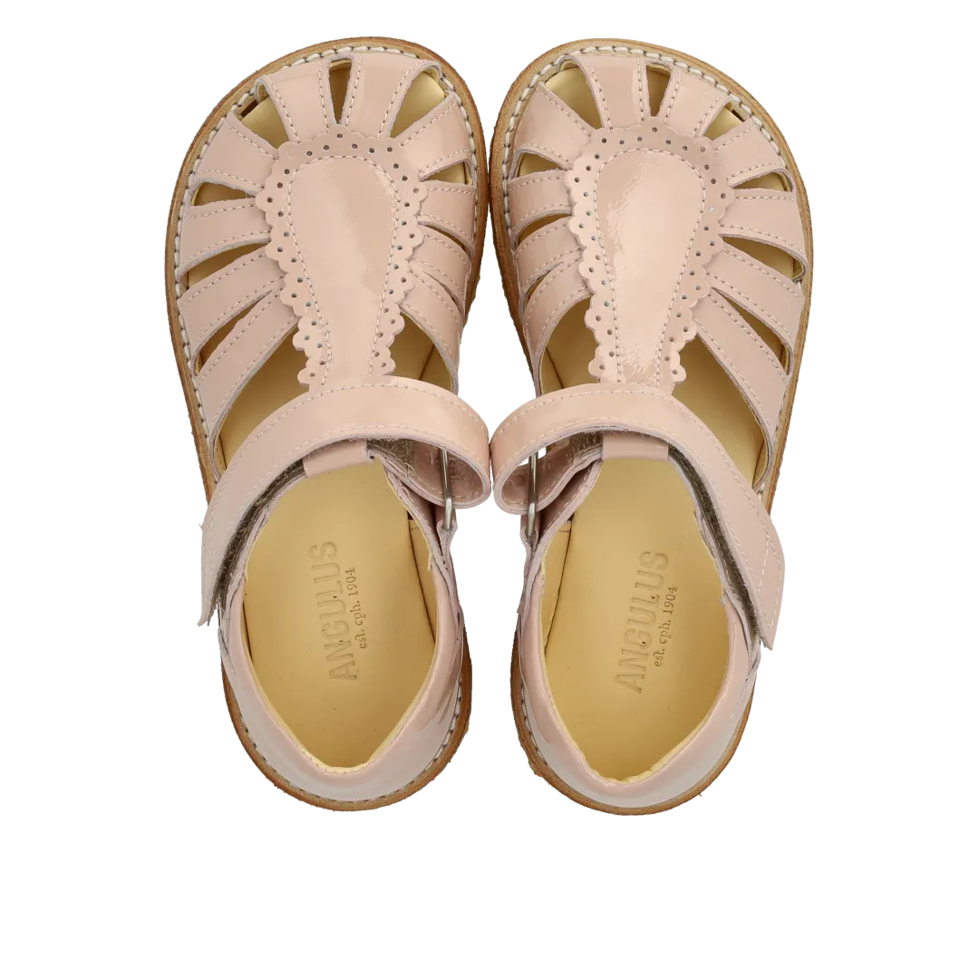 Angulus Sandal med dråbedetalje børnesandal læder