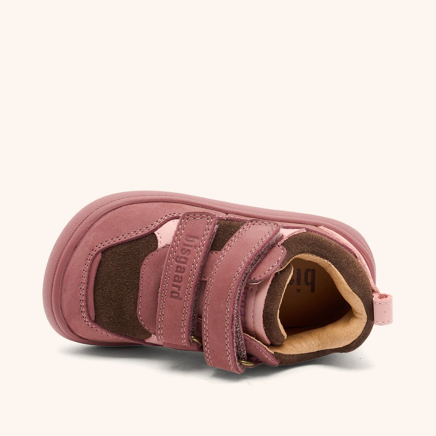 Bisgaard Barefoot Elroy sneaker plum LWG-læder