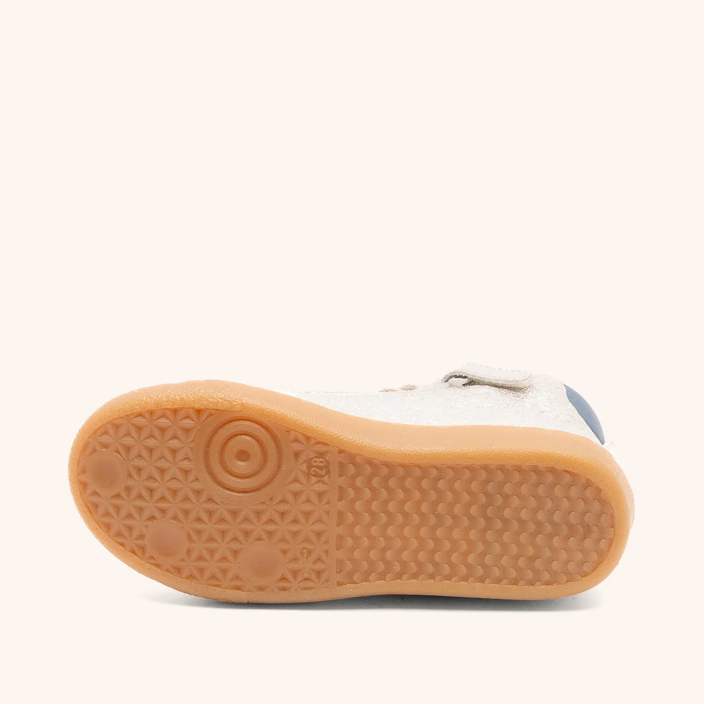 Bisgaard Gaia L høj sneaker silver læder