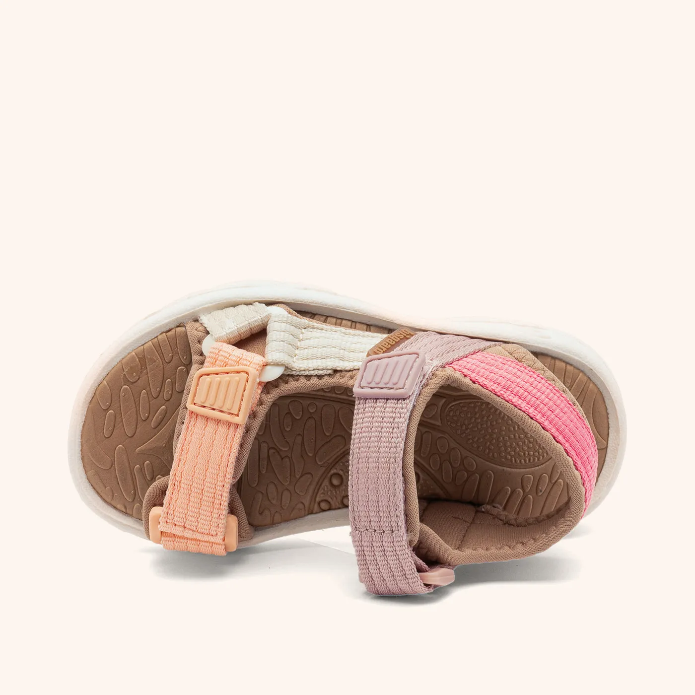 Bisgaard Nico sandal rose velcro neopren