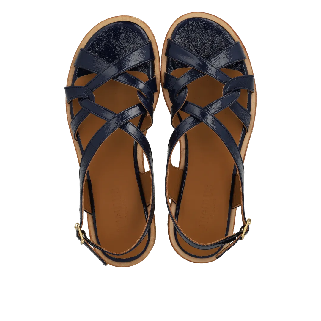 Angulus sandal remdetaljer damesandal guldspænde