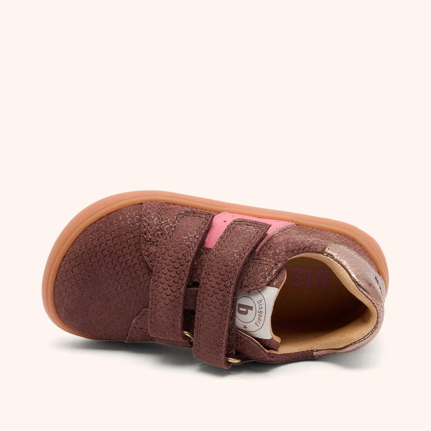 Bisgaard Barefoot Ricco barfodssko plum læder