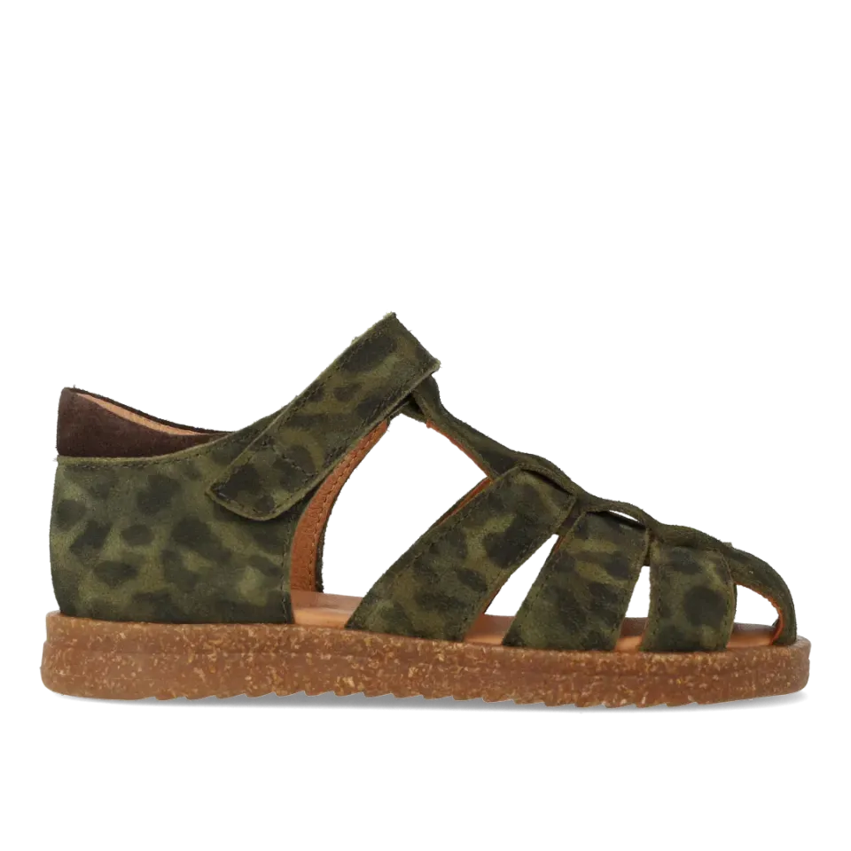 Angulus sandal lukket tå velcro ruskind børn
