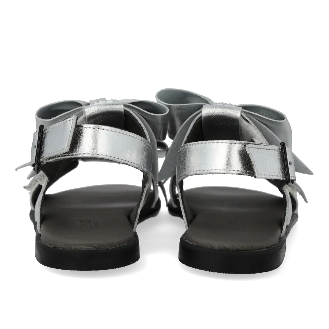 Angulus Sandal med sløjfe børnesandal åben