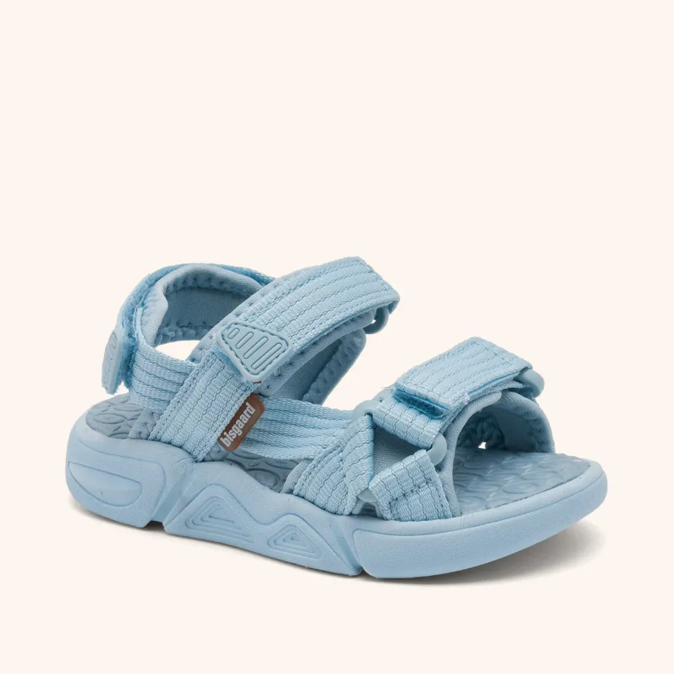 Bisgaard Louis Baby Blue sandal sport blå tekstil