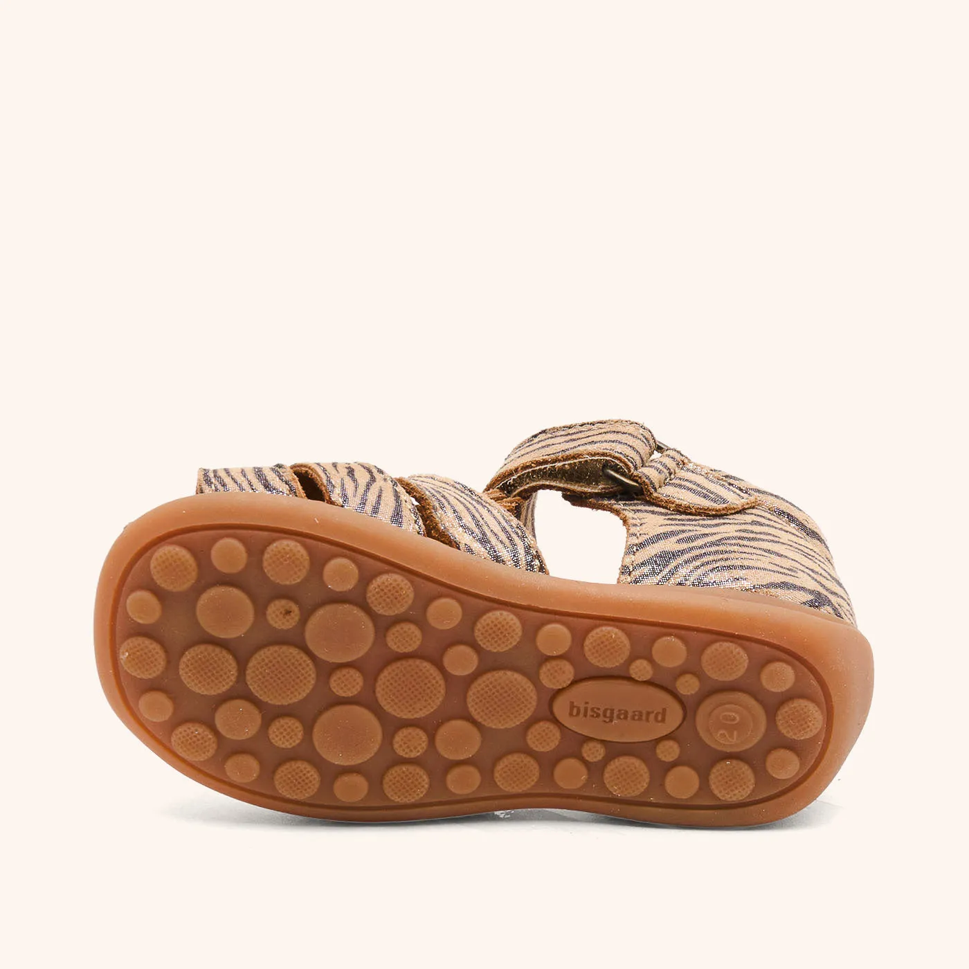 Bisgaard Carly sandal zebra glitter rem