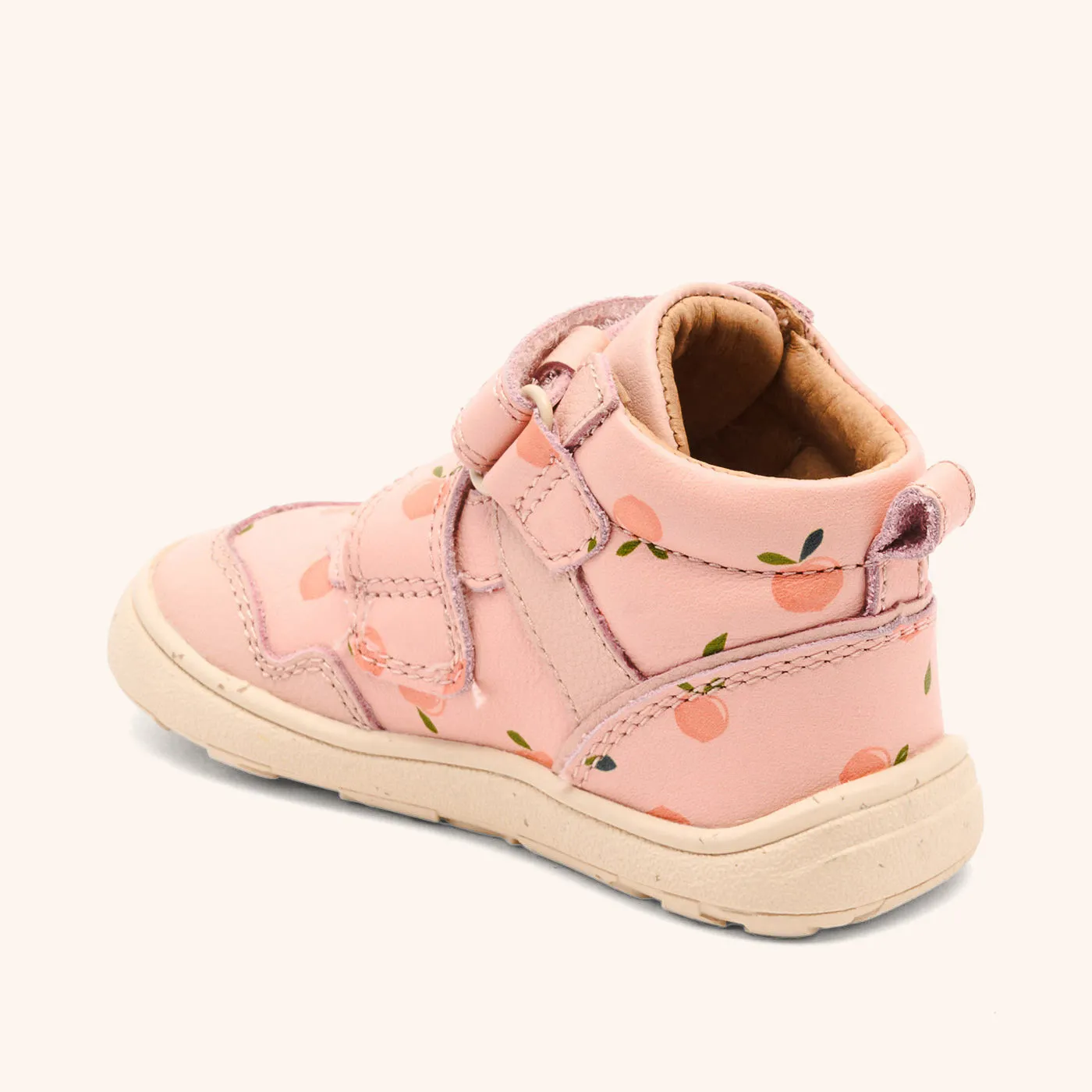 Bisgaard Becky barfodssneaker peach læder