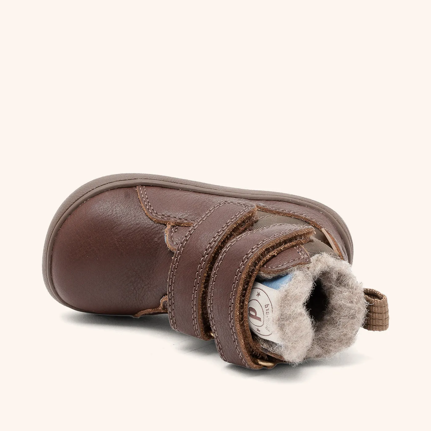 Bisgaard Barefoot Cosmos Tex støvle dark brown tex