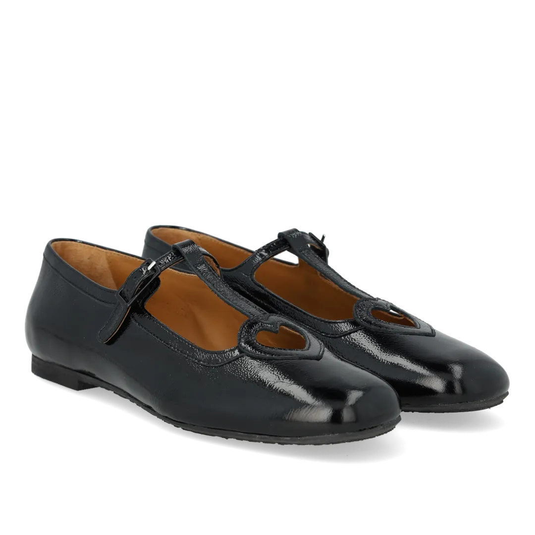 Angulus Ballerina hjerte ballerina krøllak T-strap