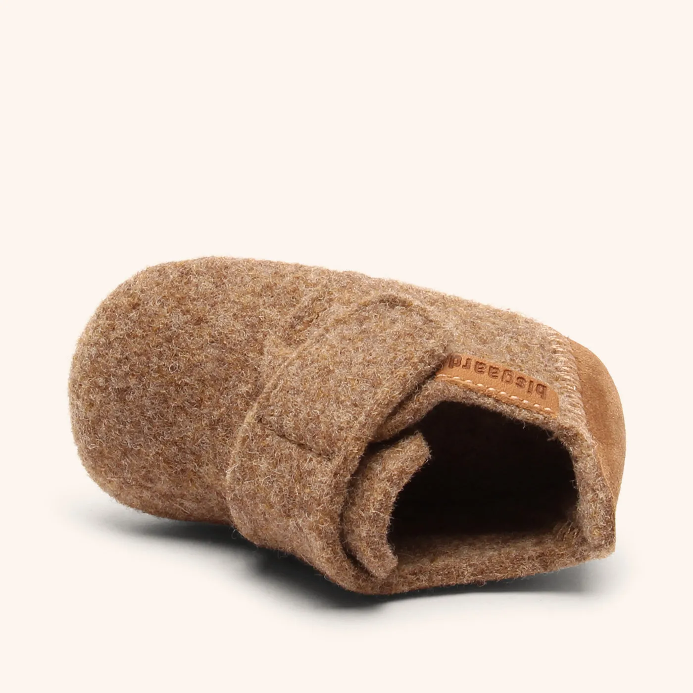 Bisgaard Baby Wool hjemmesko camel uld