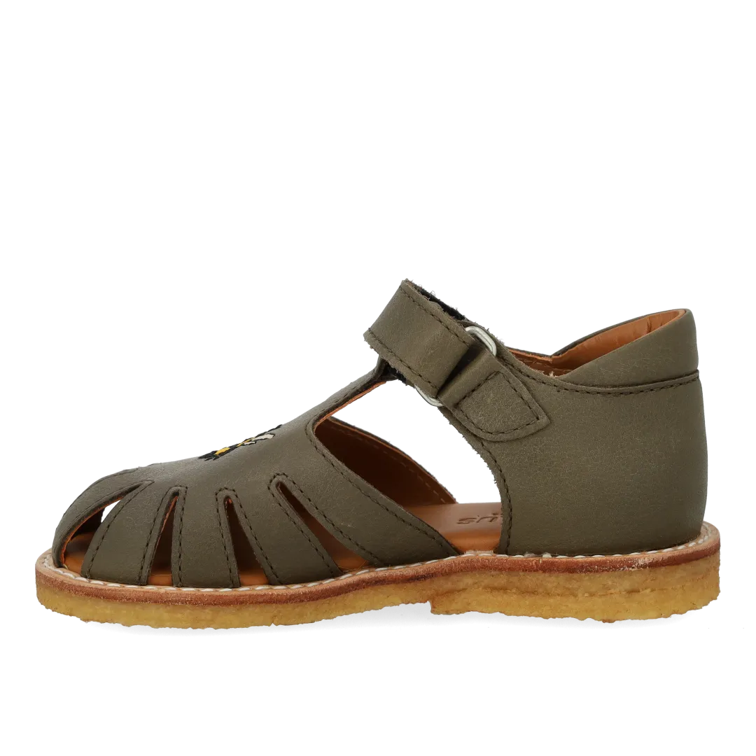 Angulus Begynder sandal bi broderi velcro