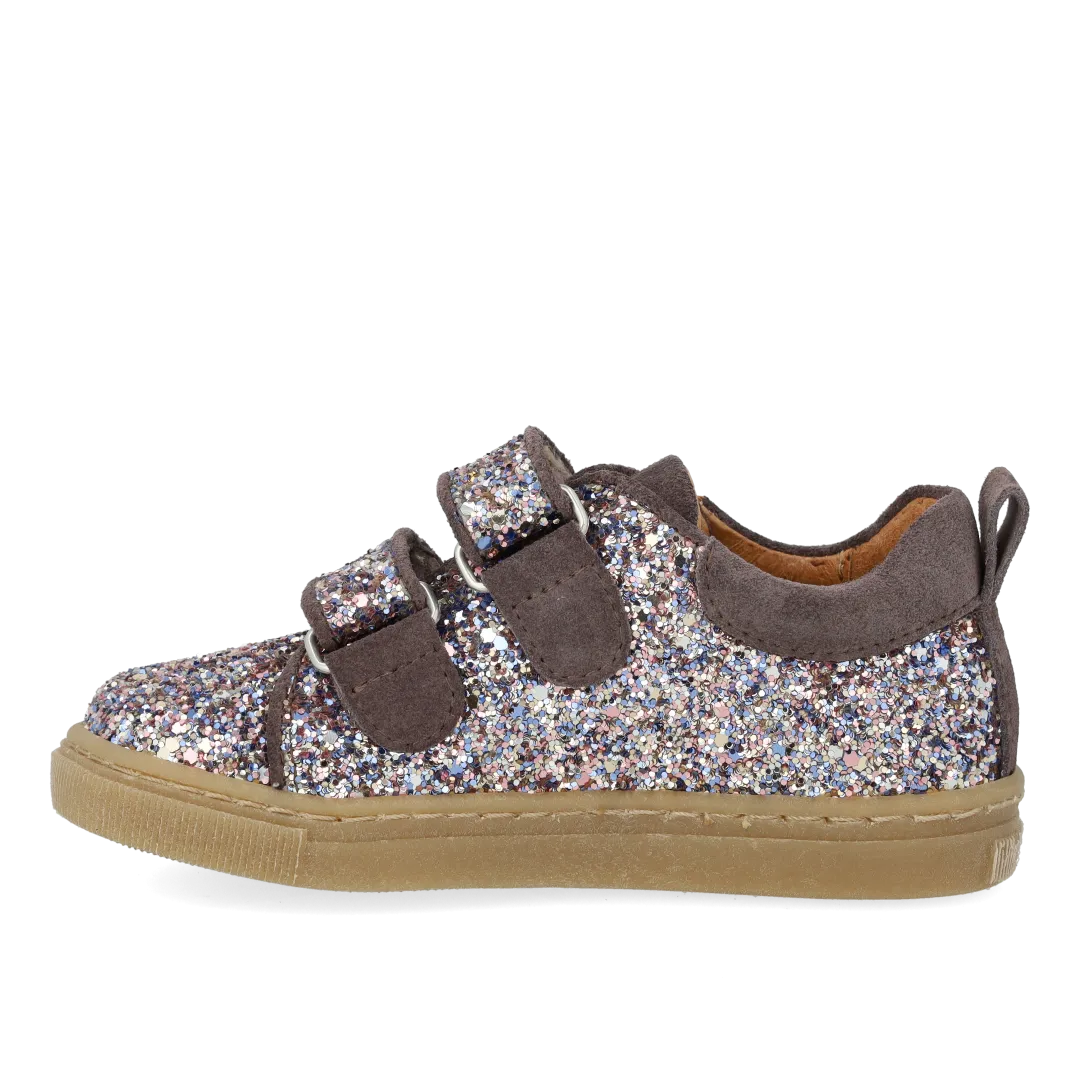 Angulus Funklende glitter-sneaker sneaker børn velcro