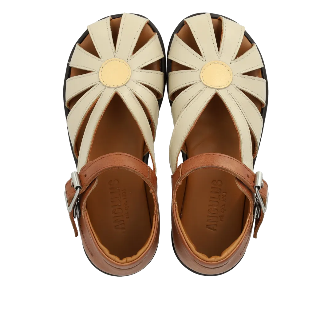 Angulus Margueritte sandal børnesandal læder lukket tå
