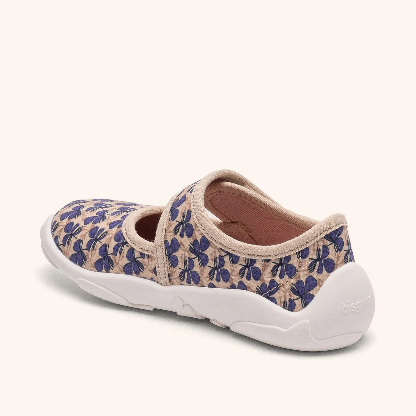 Bisgaard Maddy hjemmesko wild flower purple velcro
