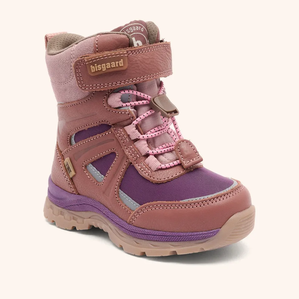 Bisgaard Bruce Tex vinterstøvle plum vandtæt