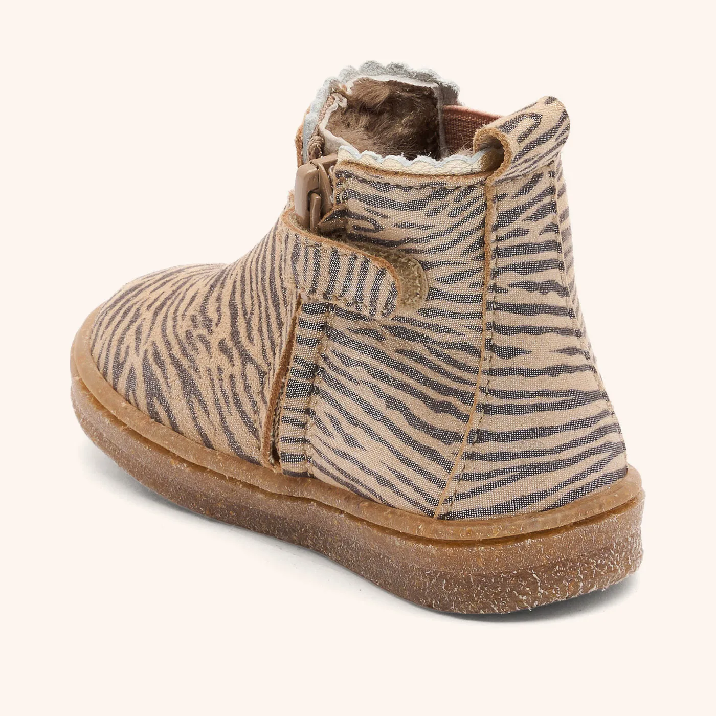 Bisgaard Siggi Lamb vinterstøvle zebra glitter varm
