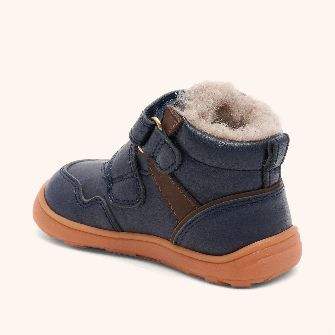 Bisgaard Barefoot Becky Tex barfodssko Navy uld