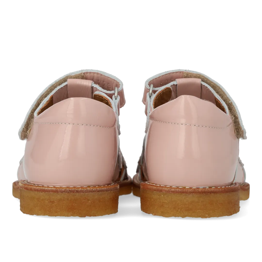 Angulus Sandal lukket tå blomster børnesandal rummelig