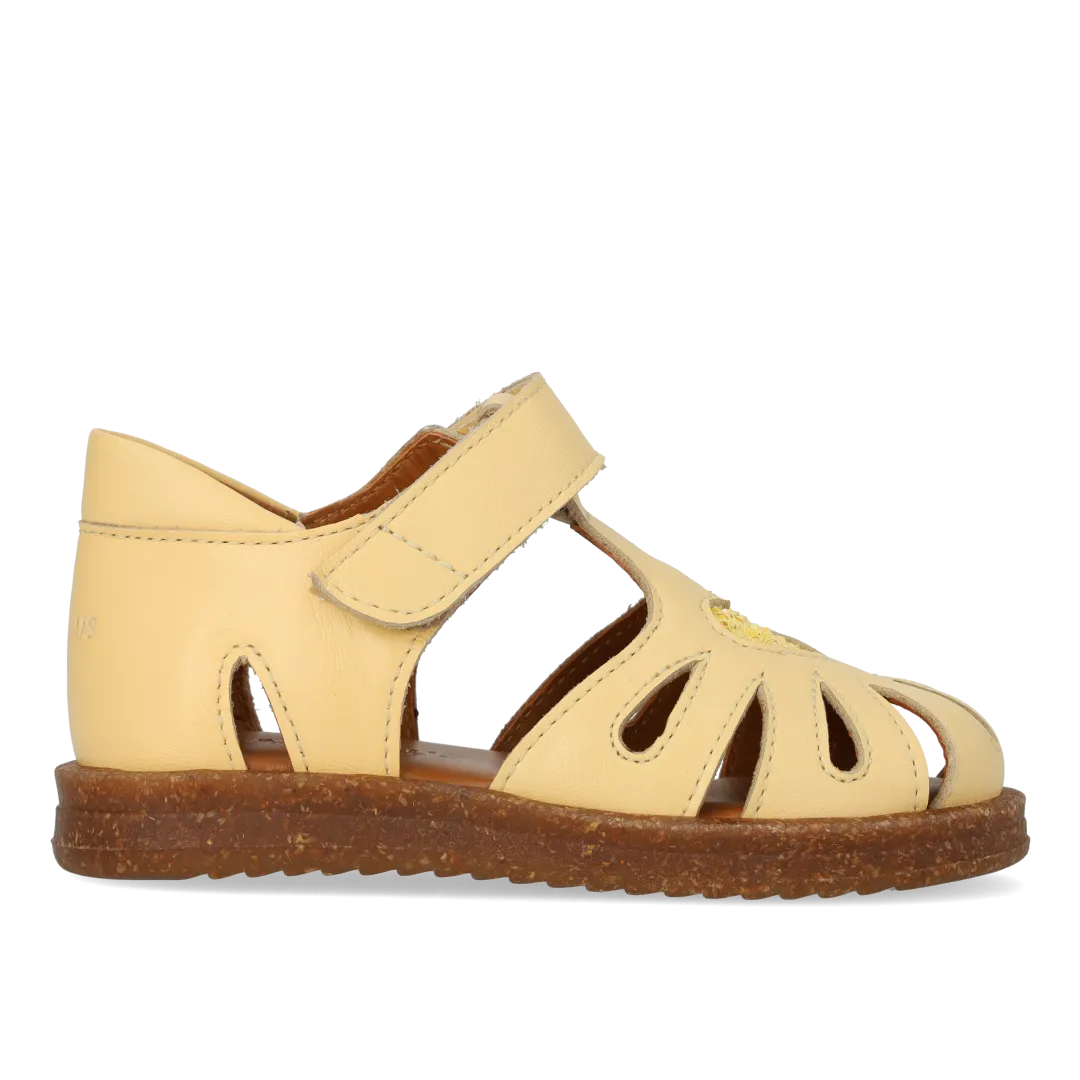 Angulus Begyndersandal glitterhjerte sandaler glitter