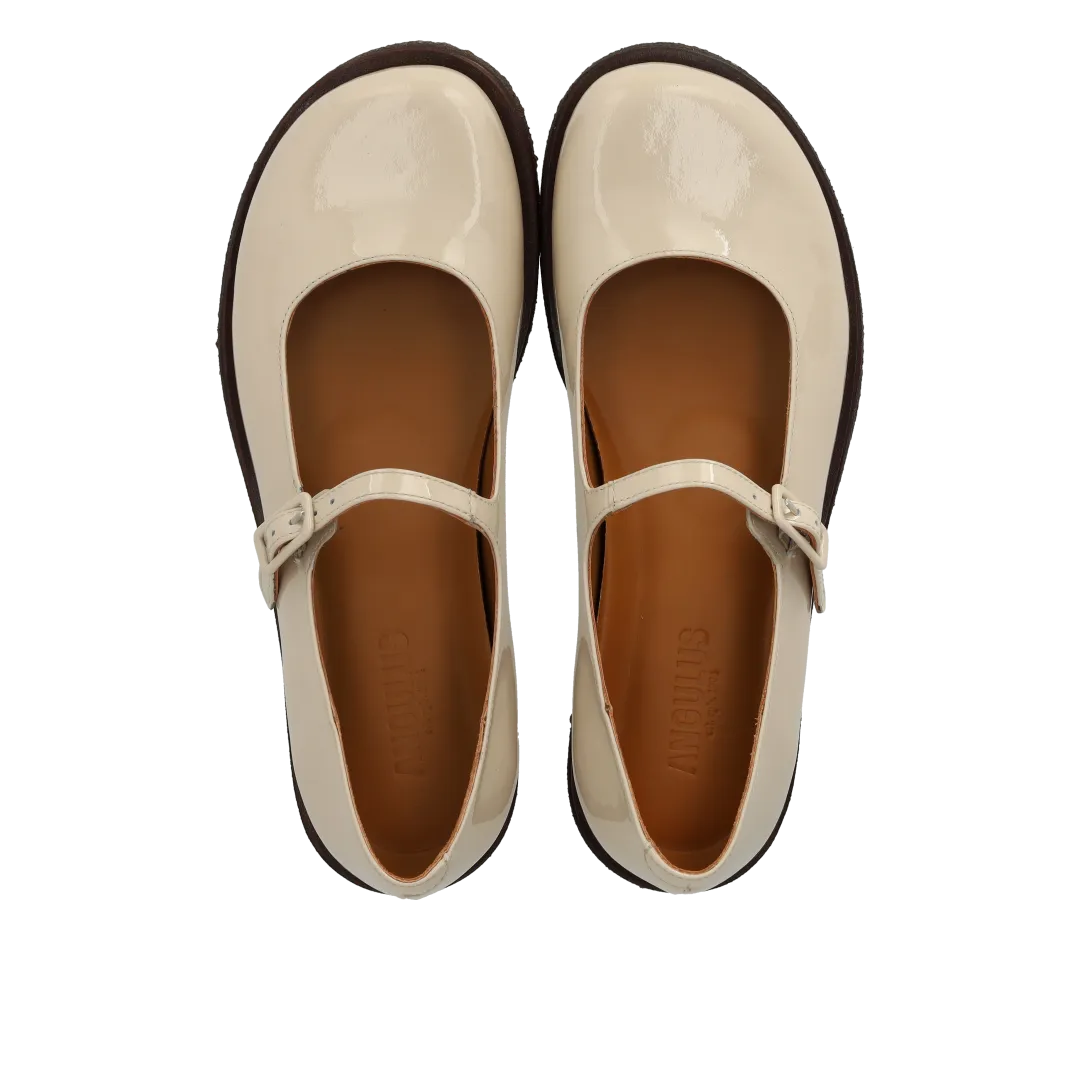 Angulus Ballerina med bred pasform ballerina læder
