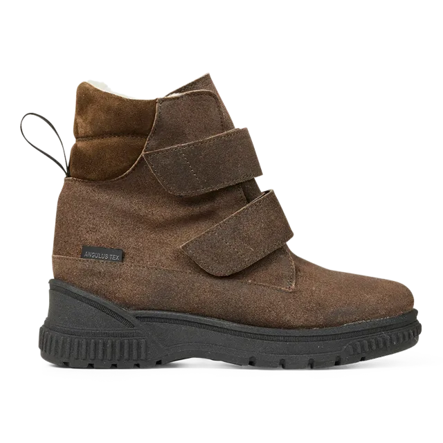 Angulus TEX-Støvle Velcro Uldfoer vinterstøvler str 32-38