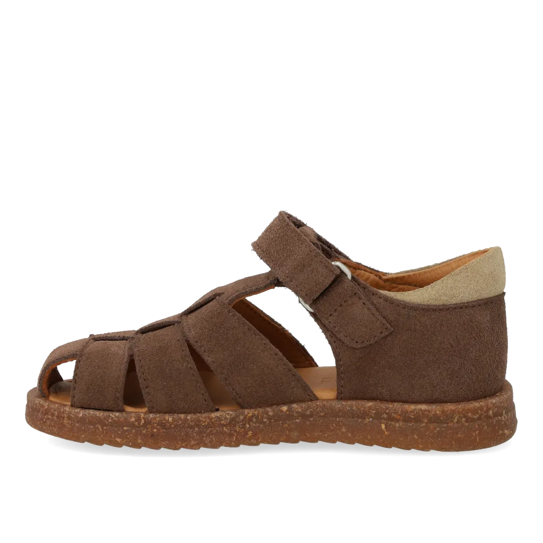 Angulus Sandal med velcrolukning børnesandal ruskind