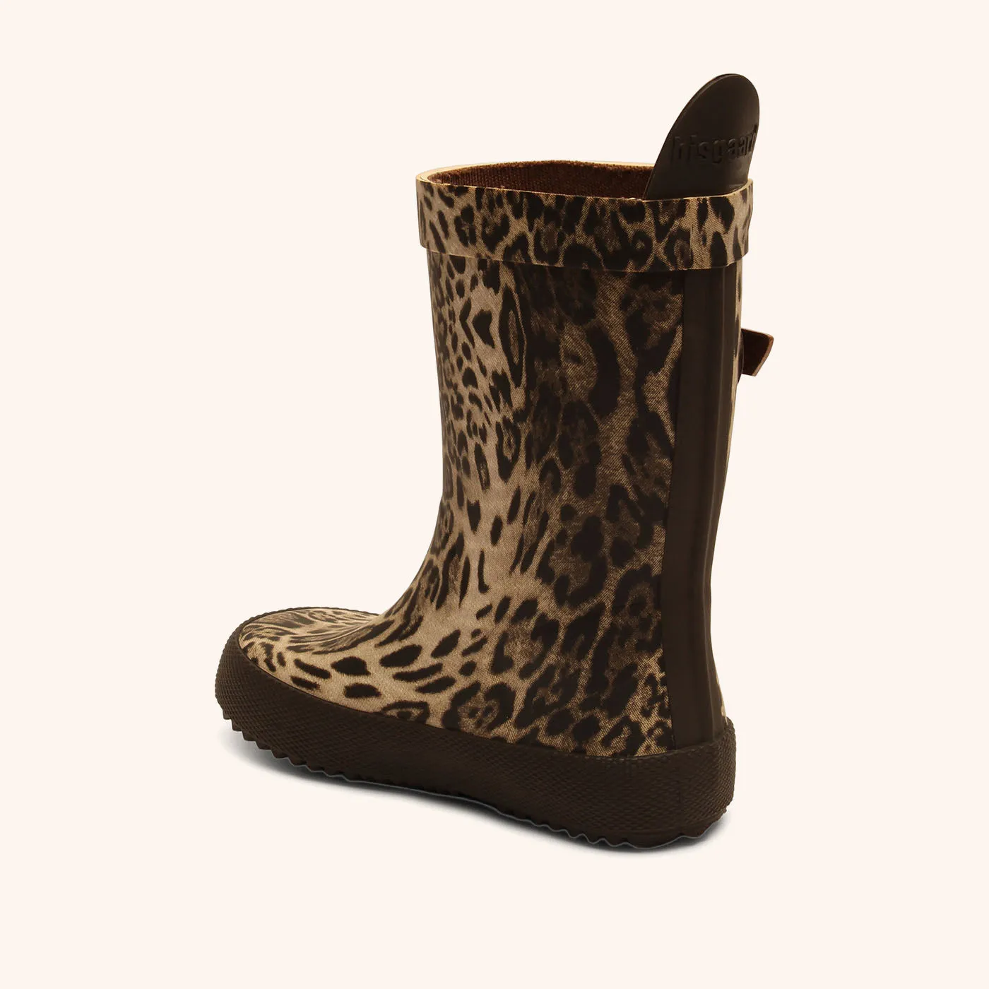 Bisgaard Scandinavia gummistøvle leopard brun bomuld