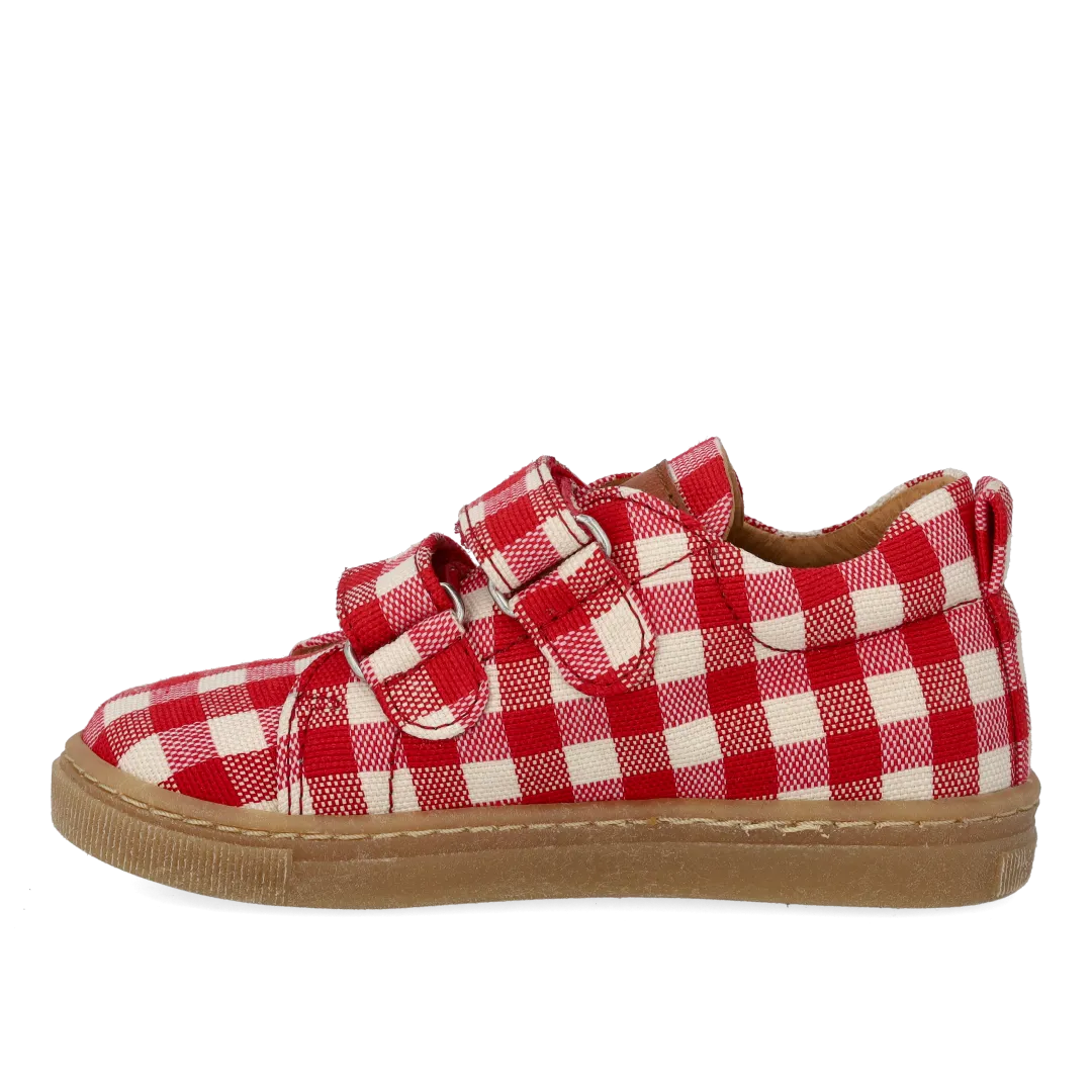 Angulus Sneaker recycled kanvas velcro børn