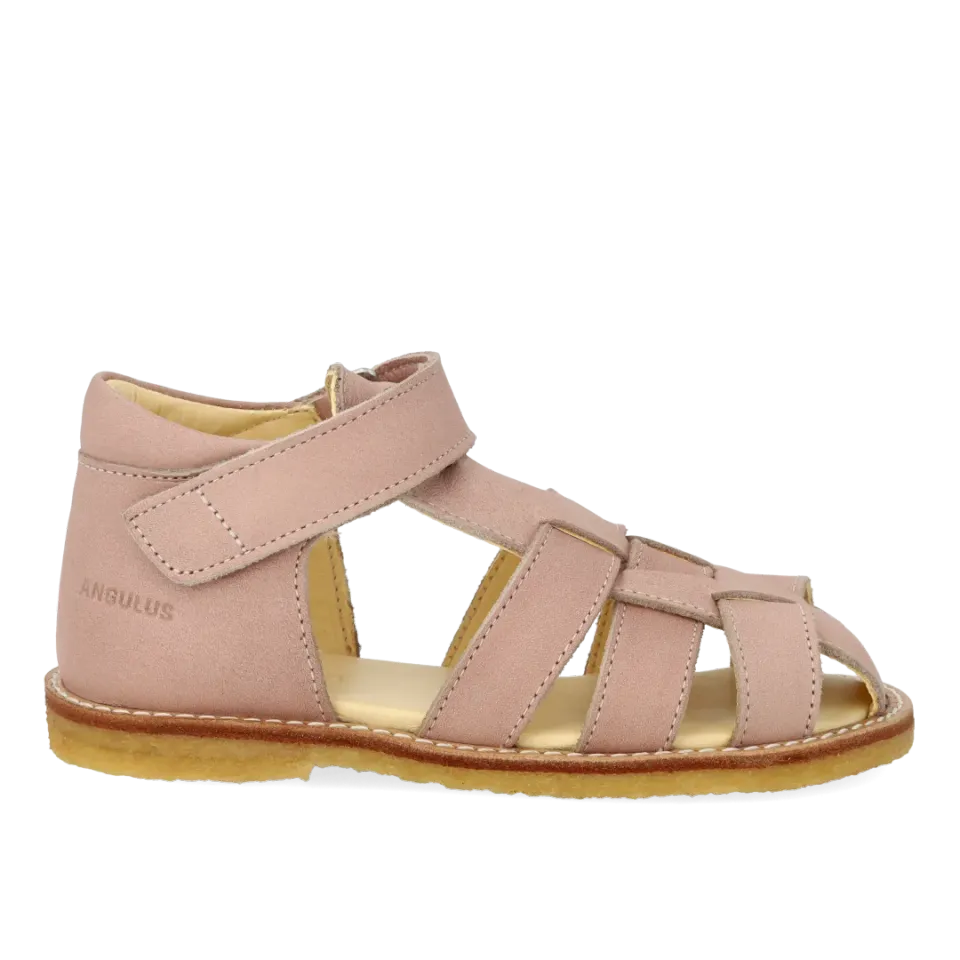 Angulus Begynder sandal med velcrolukning børnesandal læder