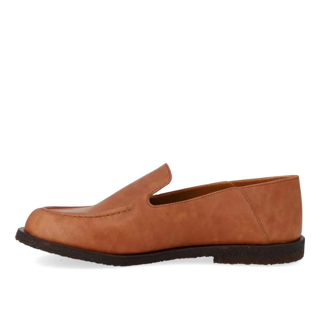 Angulus Loafer bred pasform brun dame