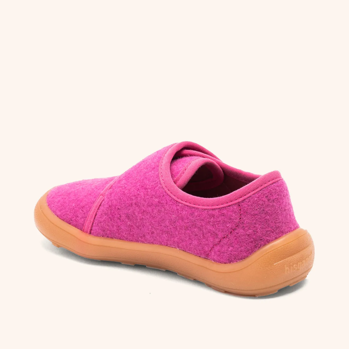 Bisgaard Pav hjemmesko deep pink uld